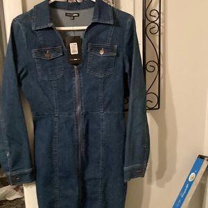 Brand new denim dress